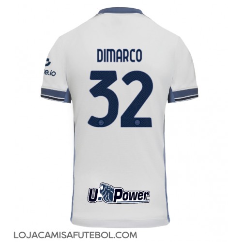 Camisa de Futebol Inter Milan Federico Dimarco #32 Equipamento Secundário 2024-25 Manga Curta